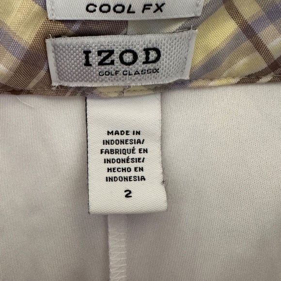 Izod Plaid Golf Skort Size 2 - Picture 4 of 6